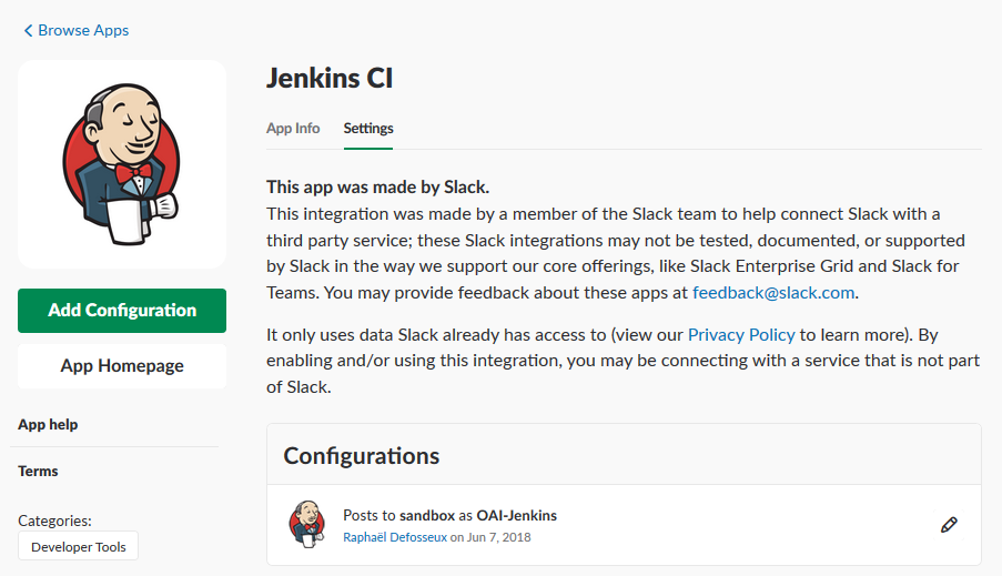 Jenkins And Slack Integration Wiki Oai Openair Ci Sandbox Gitlab